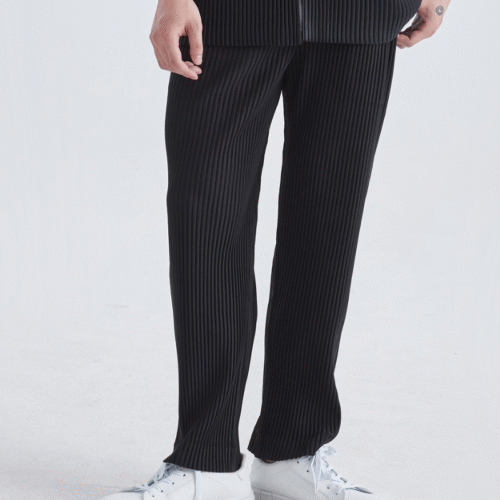 Ribbed Cotton Pantalon