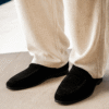 Old Money Suede Penny Loafers