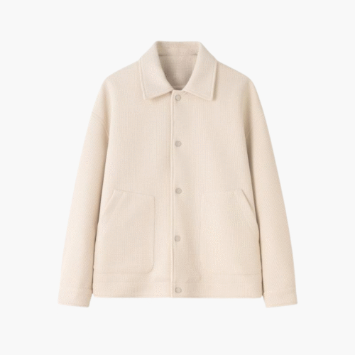 Classic Waffle Textured Overshirt