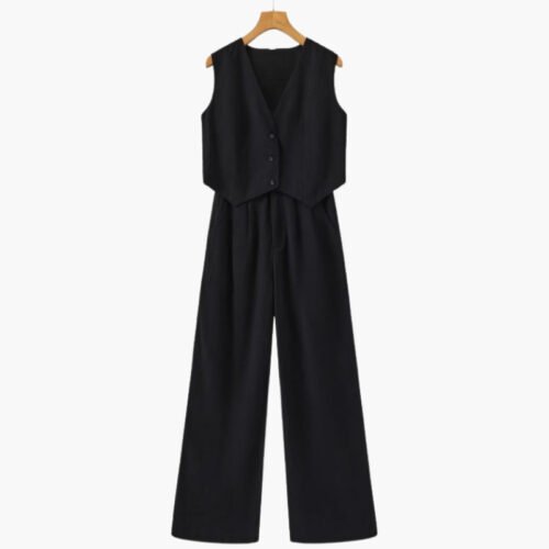 Classy Lady - Linen Two-piece Set