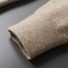 EXTRA-FINE MERINO WOOL ZIP POLO CARDIGAN