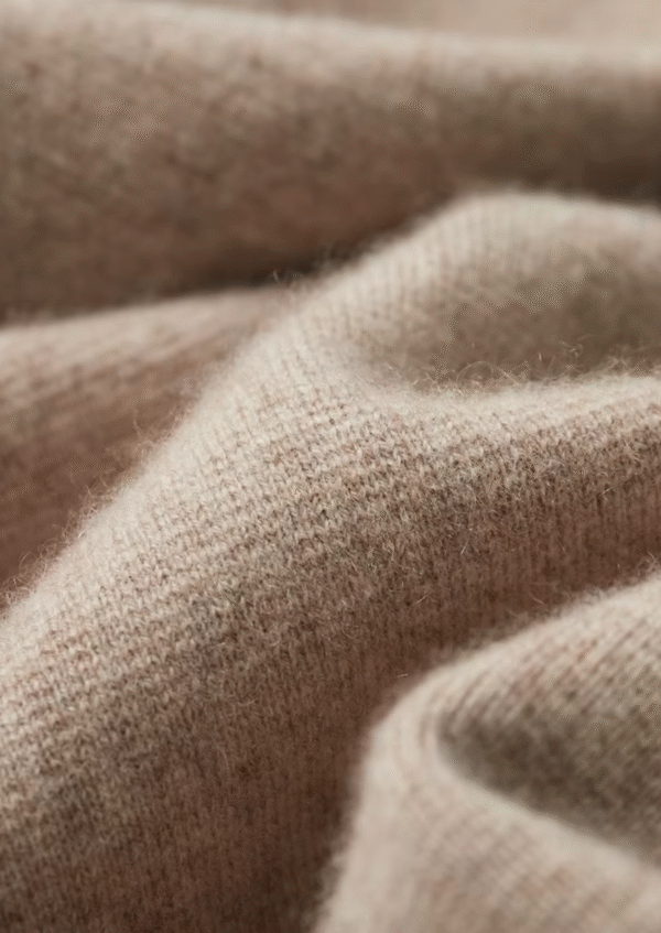 EXTRA-FINE MERINO WOOL ZIP POLO CARDIGAN