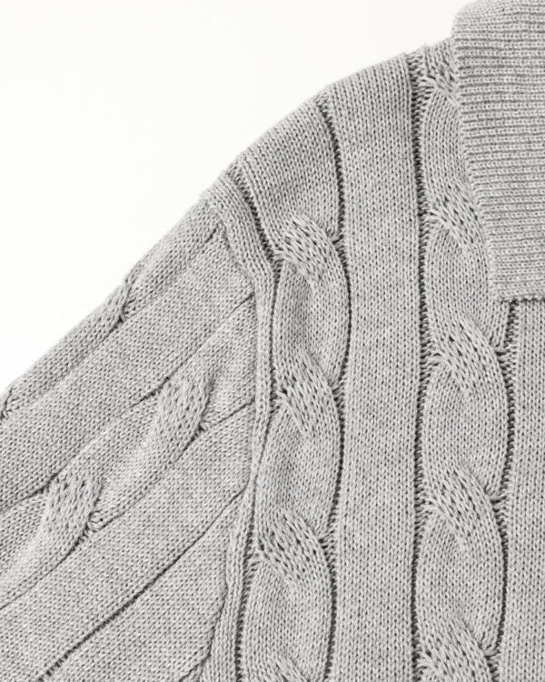 FLORENCE Cable Knit Polo