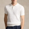 FLORENCE Cable Knit Polo