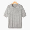 FLORENCE Cable Knit Polo
